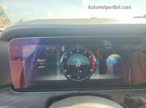 WDDZF4JB4JA348463 2018 MERCEDES-BENZ E Silver Instrument cluster view