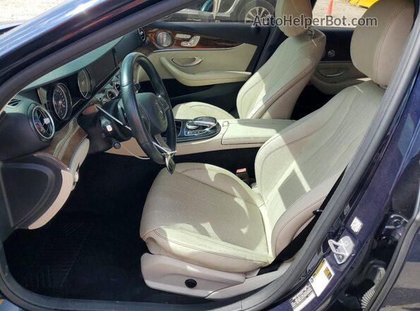 WDDZF4JB5JA390768 2018 MERCEDES-BENZ E Серый Вид салона спереди