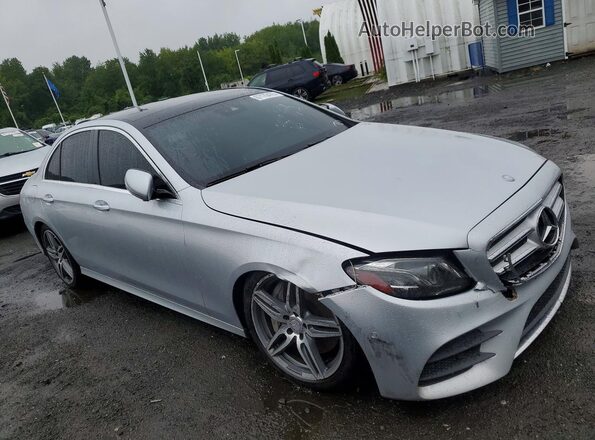 WDDZF4JB6HA038230 2017 MERCEDES-BENZ E Silver Przód prawy
