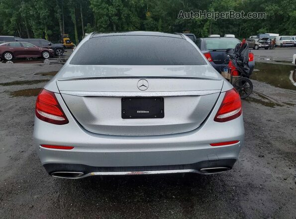 WDDZF4JB6HA038230 2017 MERCEDES-BENZ E Silver Widok z tyłu