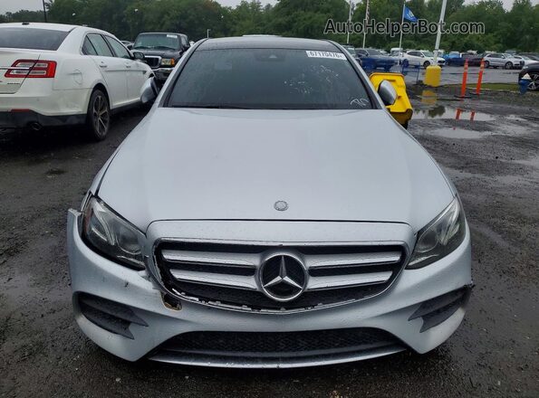 WDDZF4JB6HA038230 2017 MERCEDES-BENZ E Silver Widok z przodu