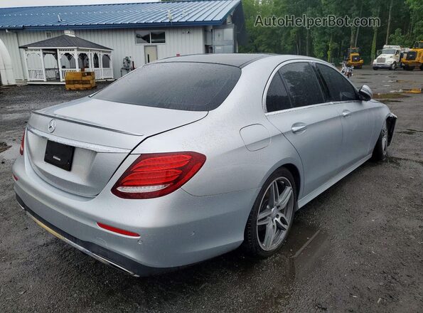WDDZF4JB6HA038230 2017 MERCEDES-BENZ E Silver Tył prawy