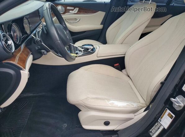 WDDZF4JB6JA327274 2018 MERCEDES-BENZ E Black Вид салону спереду