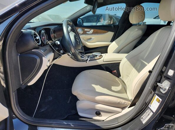 WDDZF4JB6JA407917 2018 MERCEDES-BENZ E Black Front interior view