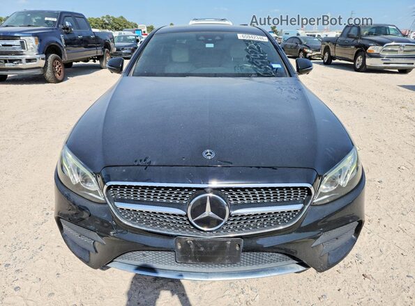 WDDZF4JB6JA407917 2018 MERCEDES-BENZ E Black Front view