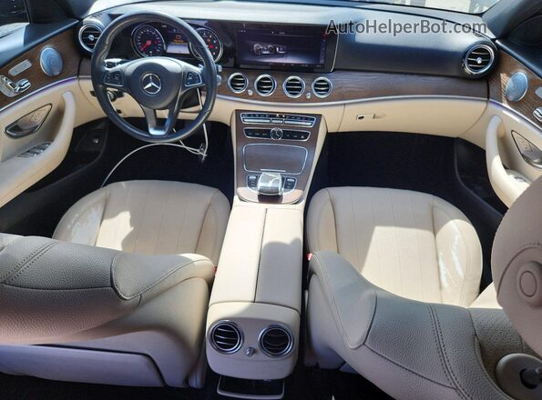 WDDZF4JB6JA407917 2018 MERCEDES-BENZ E Black Dashboard view