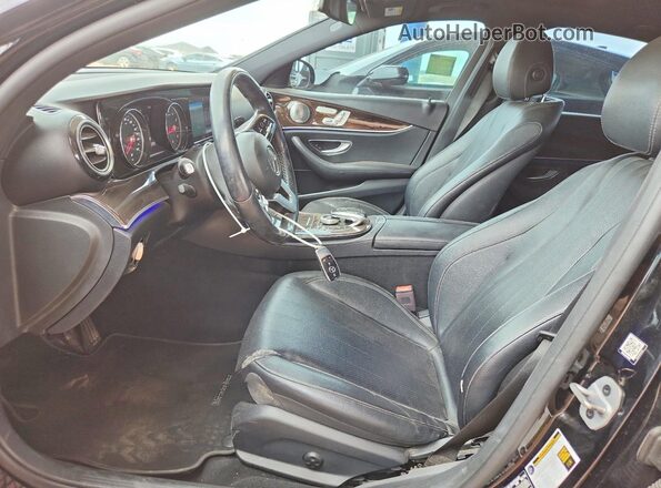 WDDZF4JB7KA625320 2019 MERCEDES-BENZ E Черный Вид салона спереди
