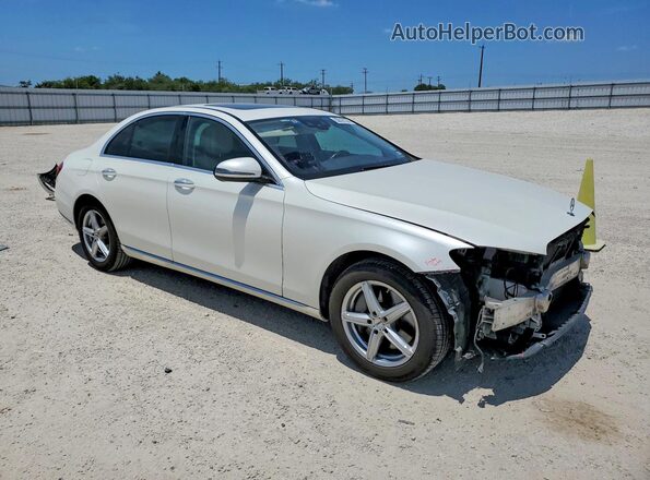 WDDZF4JB8HA169398 2017 MERCEDES-BENZ E Белый Передняя правая четверть