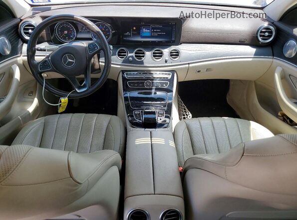 WDDZF4JB8HA169398 2017 MERCEDES-BENZ E Белый Вид панели приборов