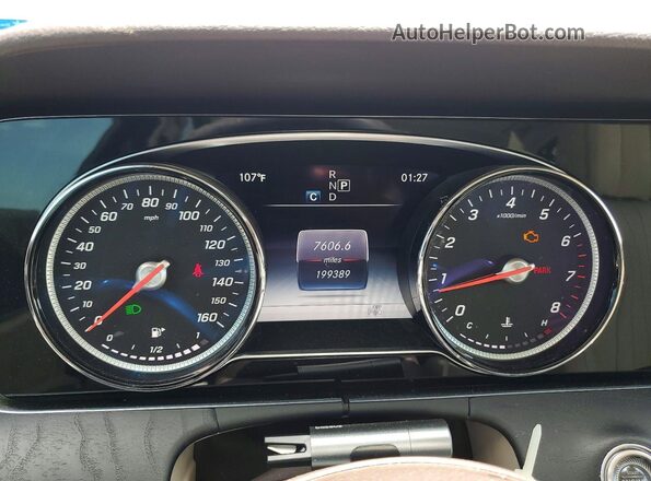 WDDZF4JB8HA169398 2017 MERCEDES-BENZ E Белый Вид щитка приборов