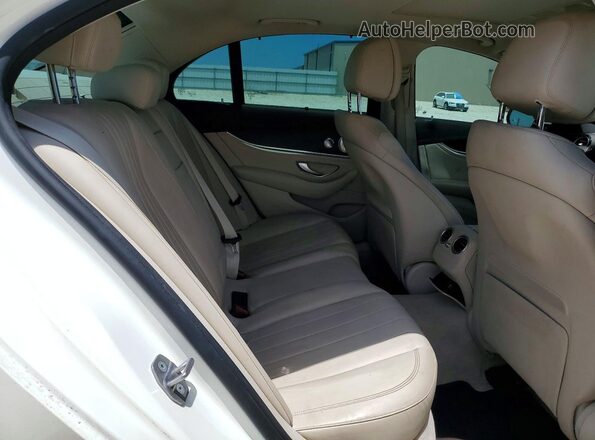 WDDZF4JB8HA169398 2017 MERCEDES-BENZ E Белый Вид задних сидений