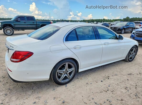 WDDZF4JB8JA313554 2018 MERCEDES-BENZ E Белый Задняя правая четверть