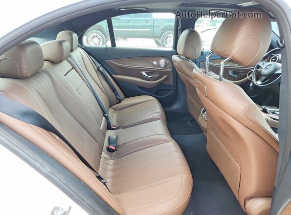 WDDZF4JB8JA313554 2018 MERCEDES-BENZ E Белый Вид задних сидений