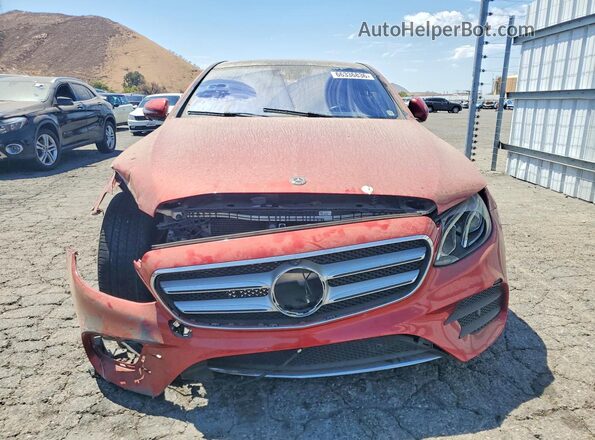 WDDZF4JB8KA548599 2019 MERCEDES-BENZ E Red Vista frontal