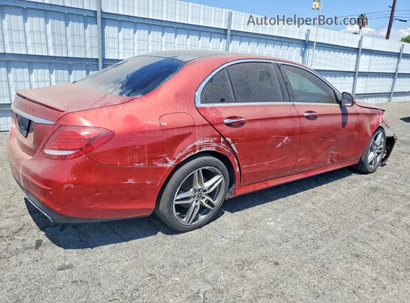 WDDZF4JB8KA548599 2019 MERCEDES-BENZ E Red Trasero derecho