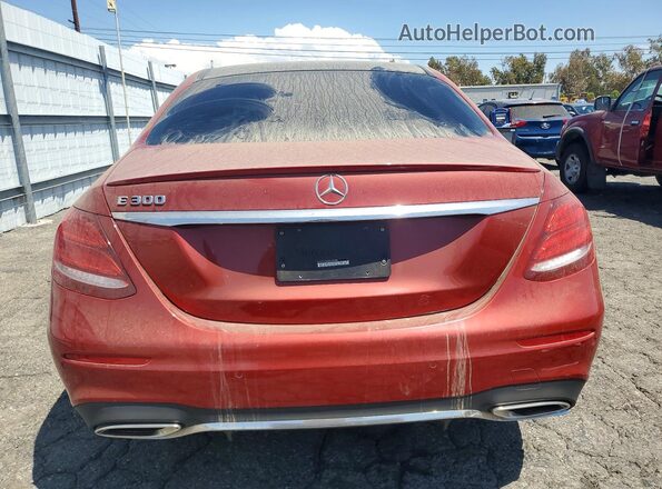 WDDZF4JB8KA548599 2019 MERCEDES-BENZ E Red Vista trasera