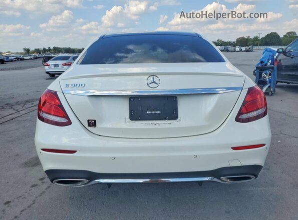 WDDZF4JB9HA045429 2017 MERCEDES-BENZ E White Widok z tyłu