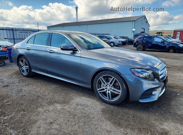 WDDZF4KB1HA218889 2017 MERCEDES-BENZ E Серый Передняя правая четверть