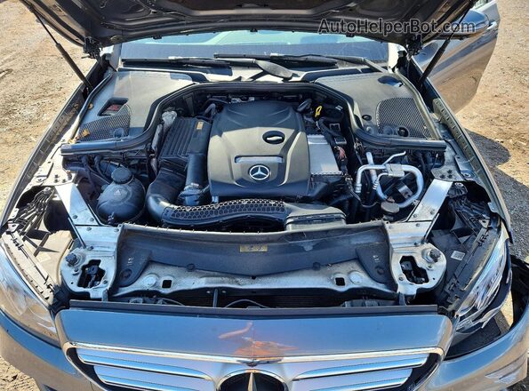 WDDZF4KB1HA218889 2017 MERCEDES-BENZ E Серый Вид задней части салона