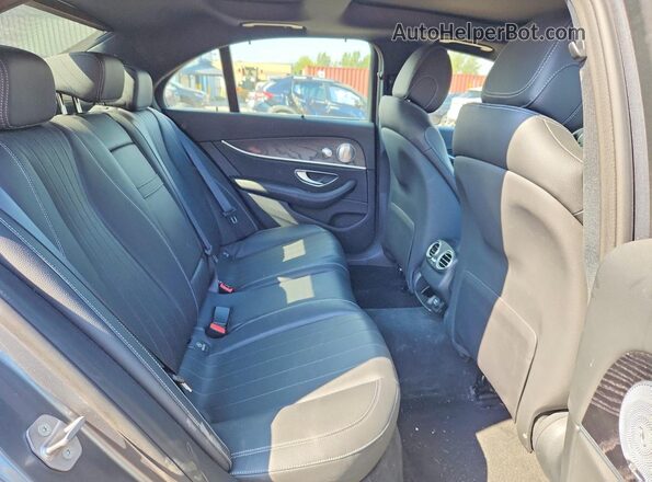 WDDZF4KB1HA218889 2017 MERCEDES-BENZ E Серый Вид задних сидений