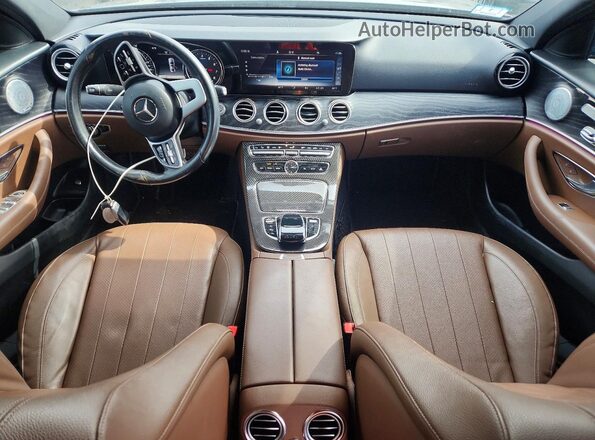 WDDZF4KB1KA585072 2019 MERCEDES-BENZ E Gray Առջևի վահանակի տեսք