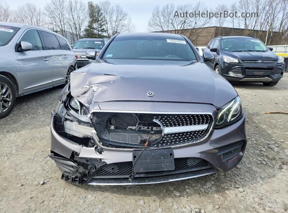 WDDZF4KB1KA585072 2019 MERCEDES-BENZ E Gray Դիմացի տեսք