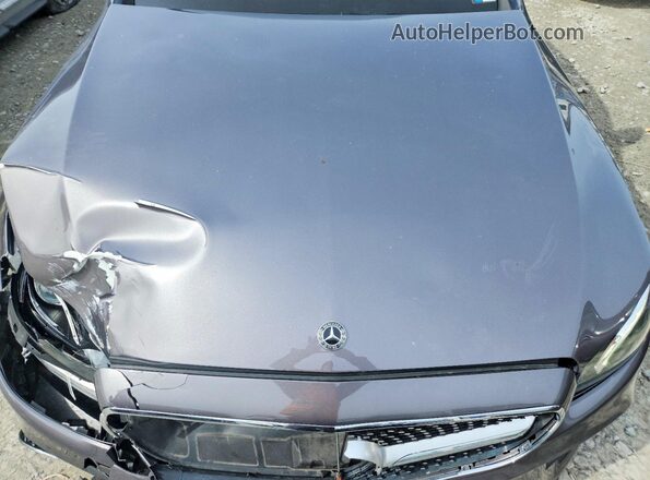 WDDZF4KB1KA585072 2019 MERCEDES-BENZ E Gray Սալոնի հետևի տեսք
