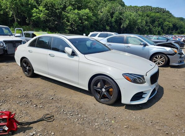 WDDZF4KB2HA030205 2017 MERCEDES-BENZ E White Przód prawy