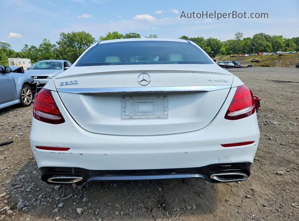 WDDZF4KB2HA030205 2017 MERCEDES-BENZ E White Widok z tyłu