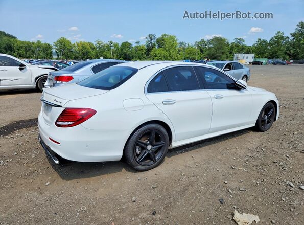 WDDZF4KB2HA030205 2017 MERCEDES-BENZ E White Tył prawy