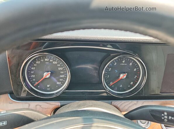 WDDZF4KB2HA030205 2017 MERCEDES-BENZ E White Widok zestawu wskaźników
