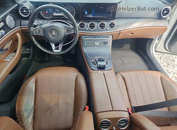 WDDZF4KB3JA343964 2018 MERCEDES-BENZ E Silver Вид панелі приладів