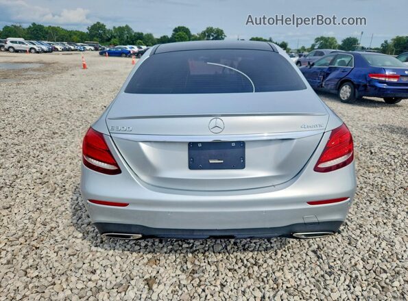 WDDZF4KB3JA343964 2018 MERCEDES-BENZ E Silver Вид ззаду