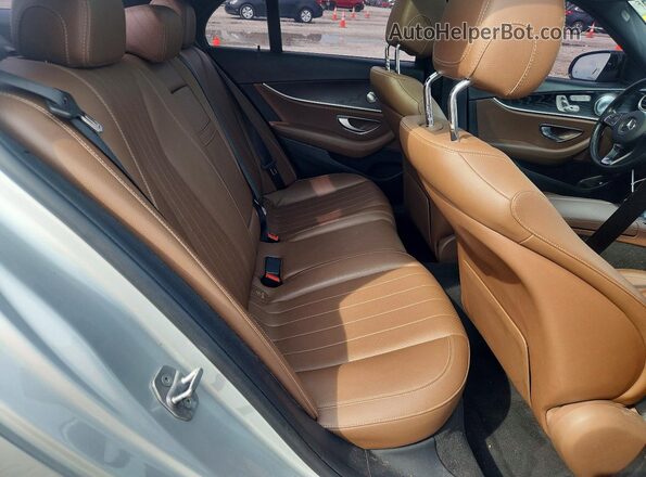 WDDZF4KB3JA343964 2018 MERCEDES-BENZ E Silver Вид задніх сидінь