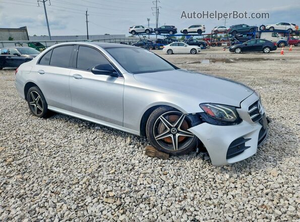 WDDZF4KB3JA343964 2018 MERCEDES-BENZ E Silver Передня права чверть