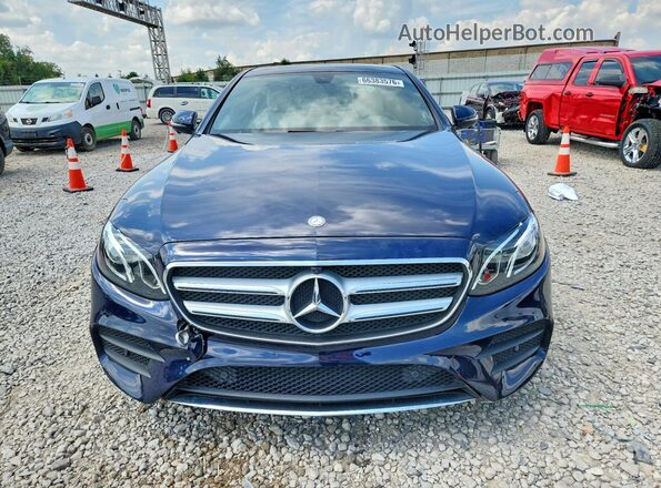 WDDZF4KB3KA535354 2019 MERCEDES-BENZ E Blue Front view