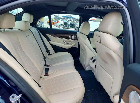 WDDZF4KB3KA535354 2019 MERCEDES-BENZ E Blue Rear seats view
