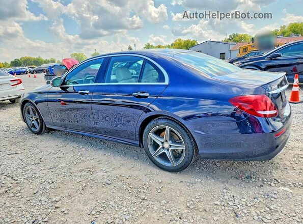 WDDZF4KB3KA535354 2019 MERCEDES-BENZ E Blue Rear left