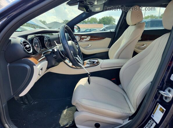 WDDZF4KB3KA535354 2019 MERCEDES-BENZ E Blue Front interior view