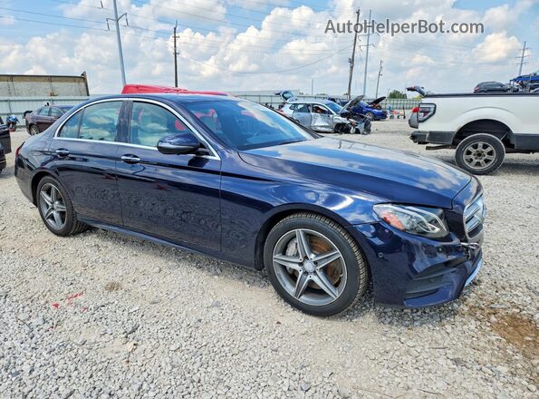 WDDZF4KB3KA535354 2019 MERCEDES-BENZ E Blue Front right