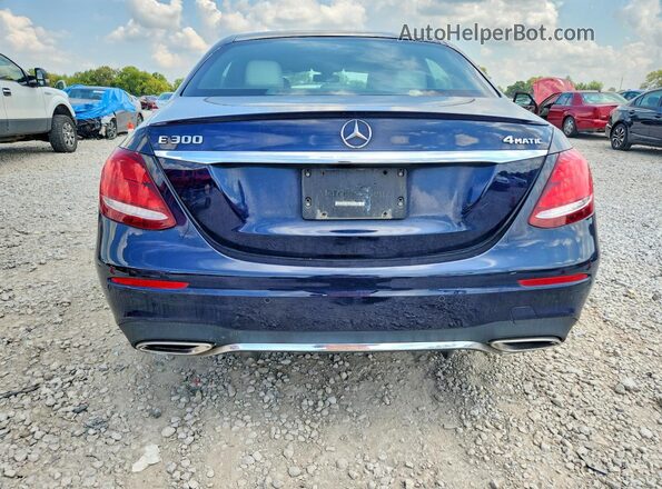 WDDZF4KB3KA535354 2019 MERCEDES-BENZ E Blue Rear view