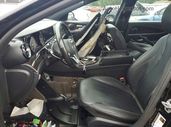 WDDZF4KB4KA536156 2019 MERCEDES-BENZ E Black წინა სალონის ხედი