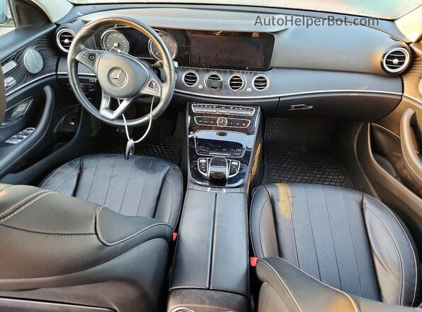 WDDZF4KB6HA167972 2017 MERCEDES-BENZ E Black Առջևի վահանակի տեսք