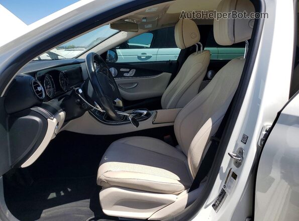 WDDZF4KB6HA185226 2017 MERCEDES-BENZ E White Front interior view