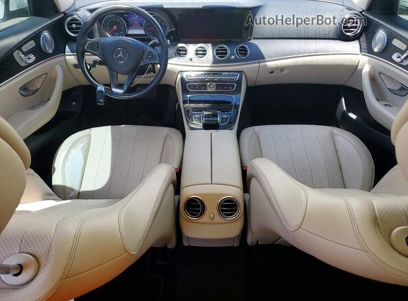 WDDZF4KB6HA185226 2017 MERCEDES-BENZ E White Dashboard view