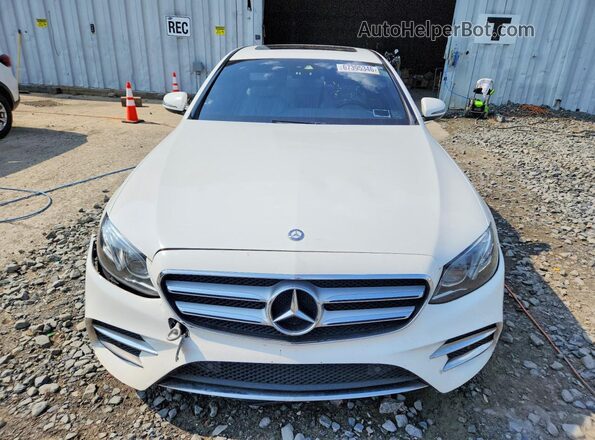 WDDZF4KB7HA053219 2017 MERCEDES-BENZ E White Front view