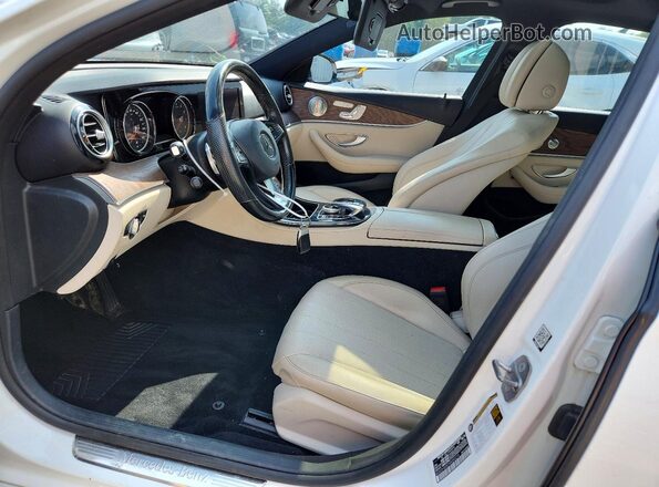 WDDZF4KB7HA053219 2017 MERCEDES-BENZ E White Front interior view