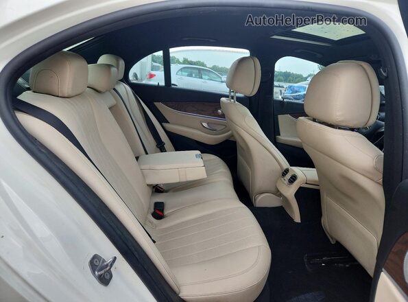 WDDZF4KB7HA053219 2017 MERCEDES-BENZ E White Rear seats view