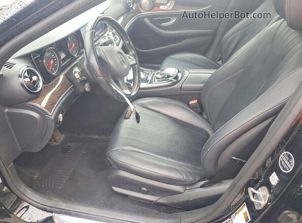 WDDZF4KB7HA063412 2017 MERCEDES-BENZ E Black Widok wnętrza z przodu