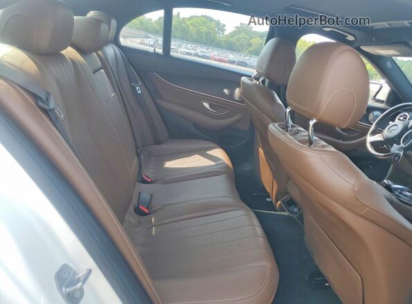 WDDZF4KB7HA101320 2017 MERCEDES-BENZ E White Rear seats view
